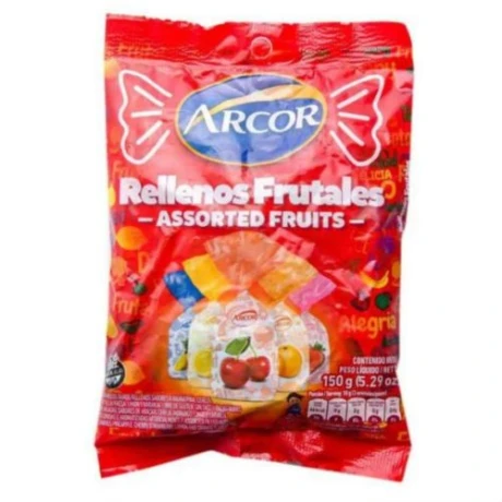 CARAMELOS RELLENOS FRUTALES 140G ARCOR CARAMELOS RELLENOS FRUTALES 140G ARCOR