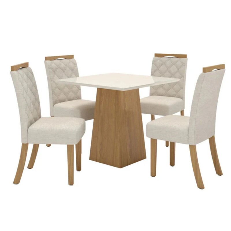 Juego de Comedor Málaga 4 Sillas Juego de Comedor Málaga 4 Sillas