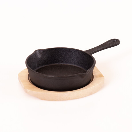 SARTÉN CON BASE HIERRO NEGRO 14 CM
