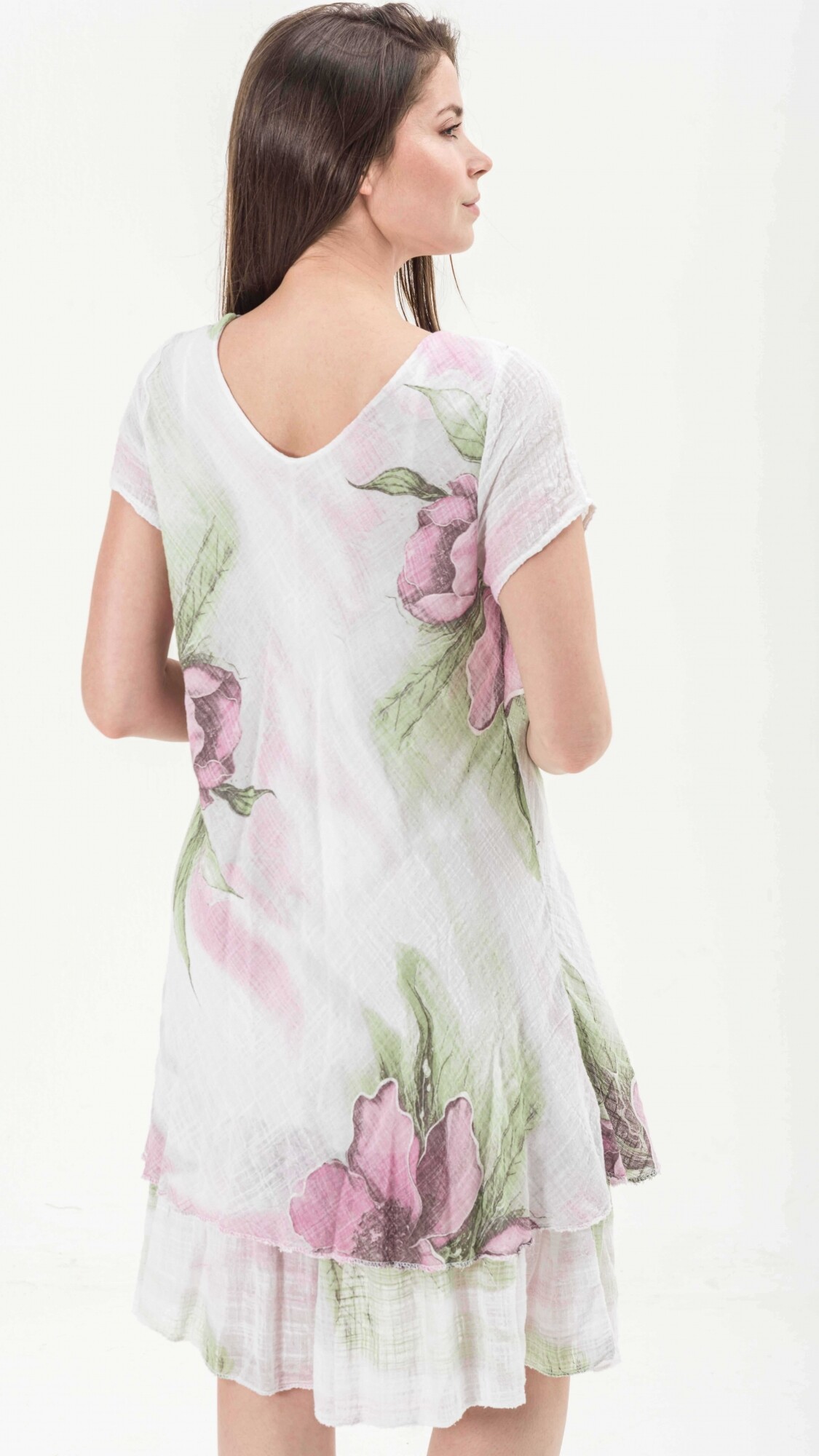 VESTIDO CAROLINE ESTAMPADO BLANCO