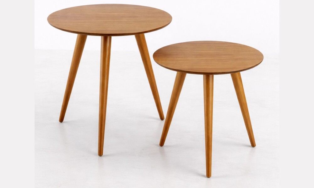 Set Mesas Ángulo VANA PREVENTA Natural