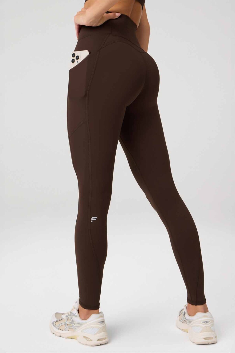 Leggings Oasis PureLuxe High-Waisted Mujer Cacao