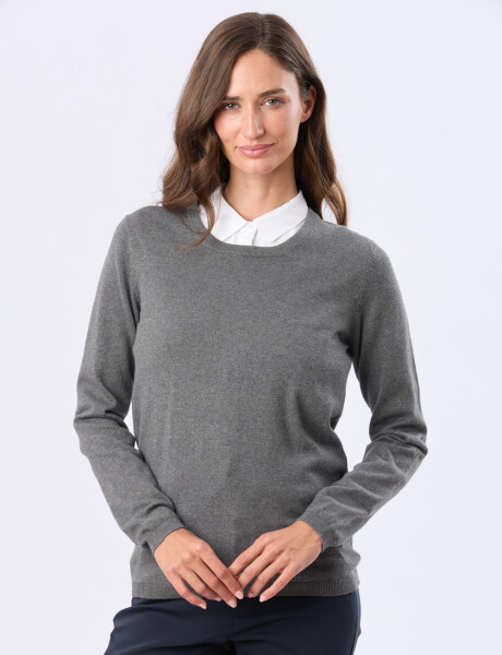 BUZO TEJIDO CLÁSICO Gris Oscuro