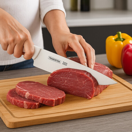 Cuchilla Hoja Ancha 38 cm Blanco Acero Inoxidable Tramontina Cuchilla Hoja Ancha 38 cm Blanco Acero Inoxidable Tramontina