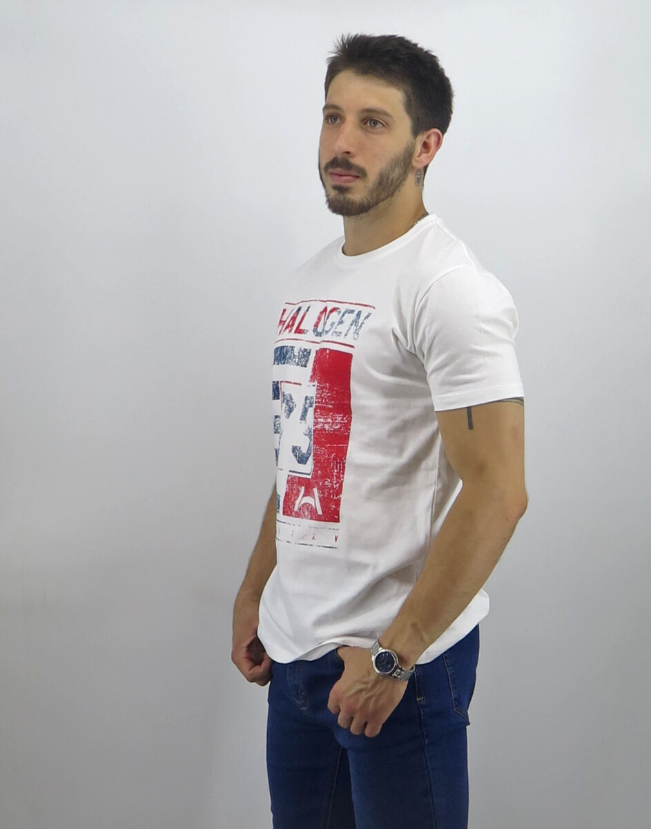 T-SHIRT HALOGEN S20 75 - BLANCO 