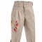 Bombacha de Niño/a Bordada. Del 00 al 3 Beige Flor Roja