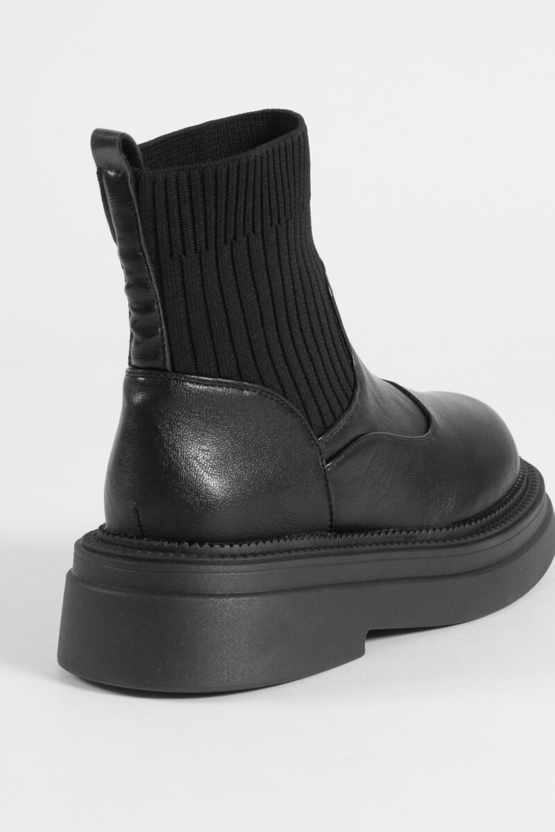 Botas caña elastizada negro