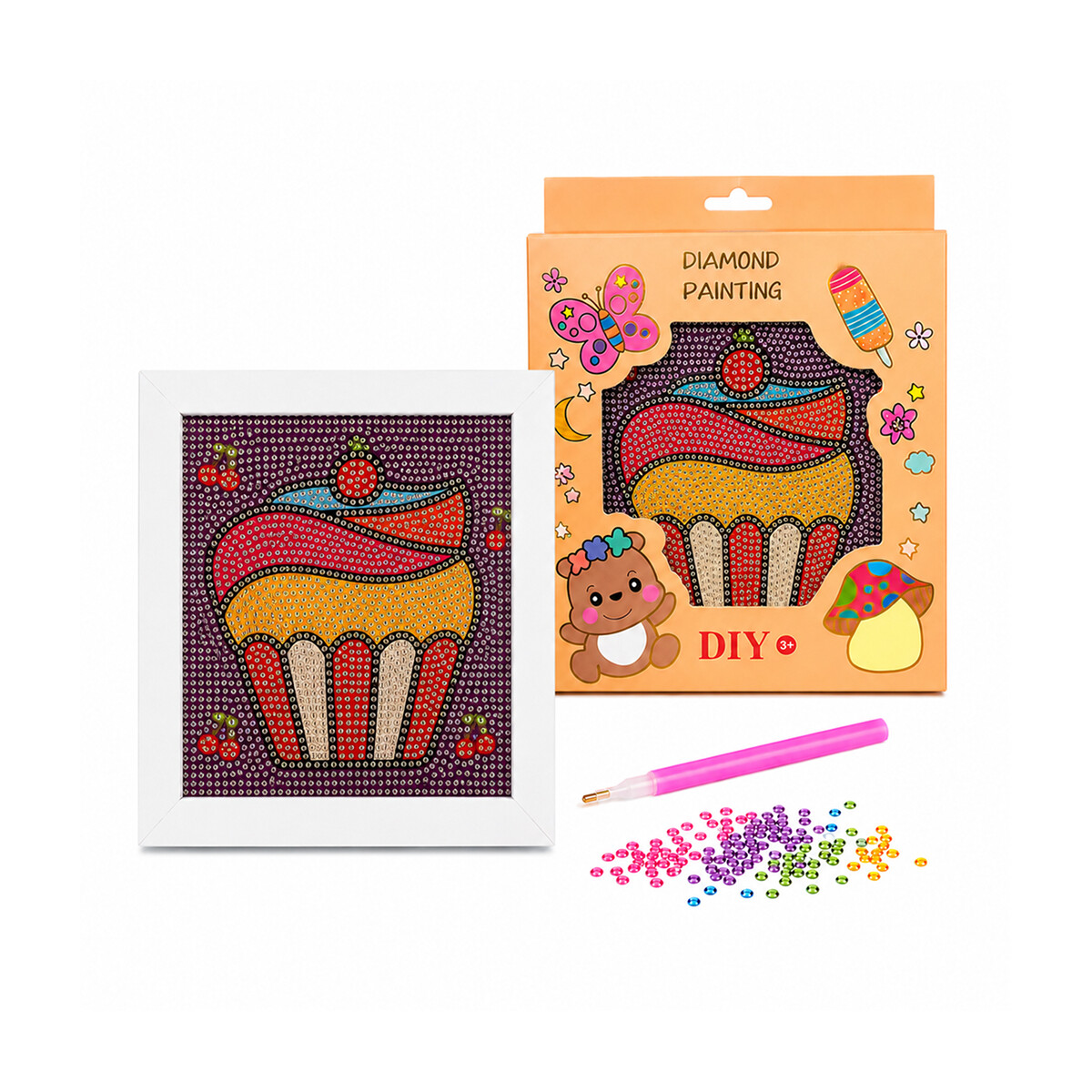 Set creativo Diamond Painting - Cupcake 