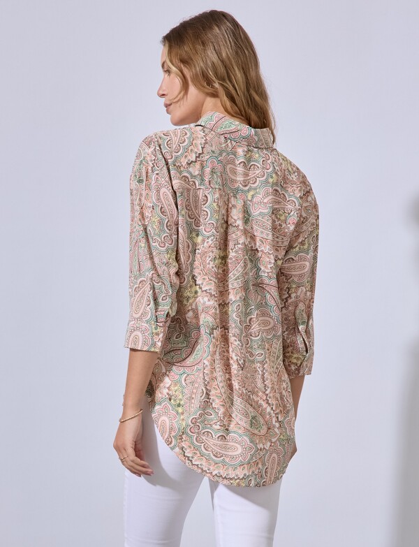 Camisa Gasa Spring ROSA/MULTI