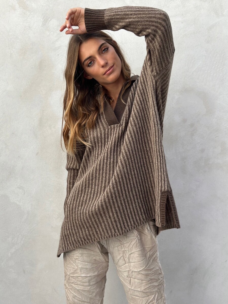 SWEATER JOSEFA - MARRóN 