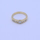 Anillo oro 18k y brillantes. Anillo oro 18k y brillantes.