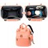 Silla Mecedora Bouncer Bebé + Mochila Maternal Impermeable Variante Color Verde Salmon