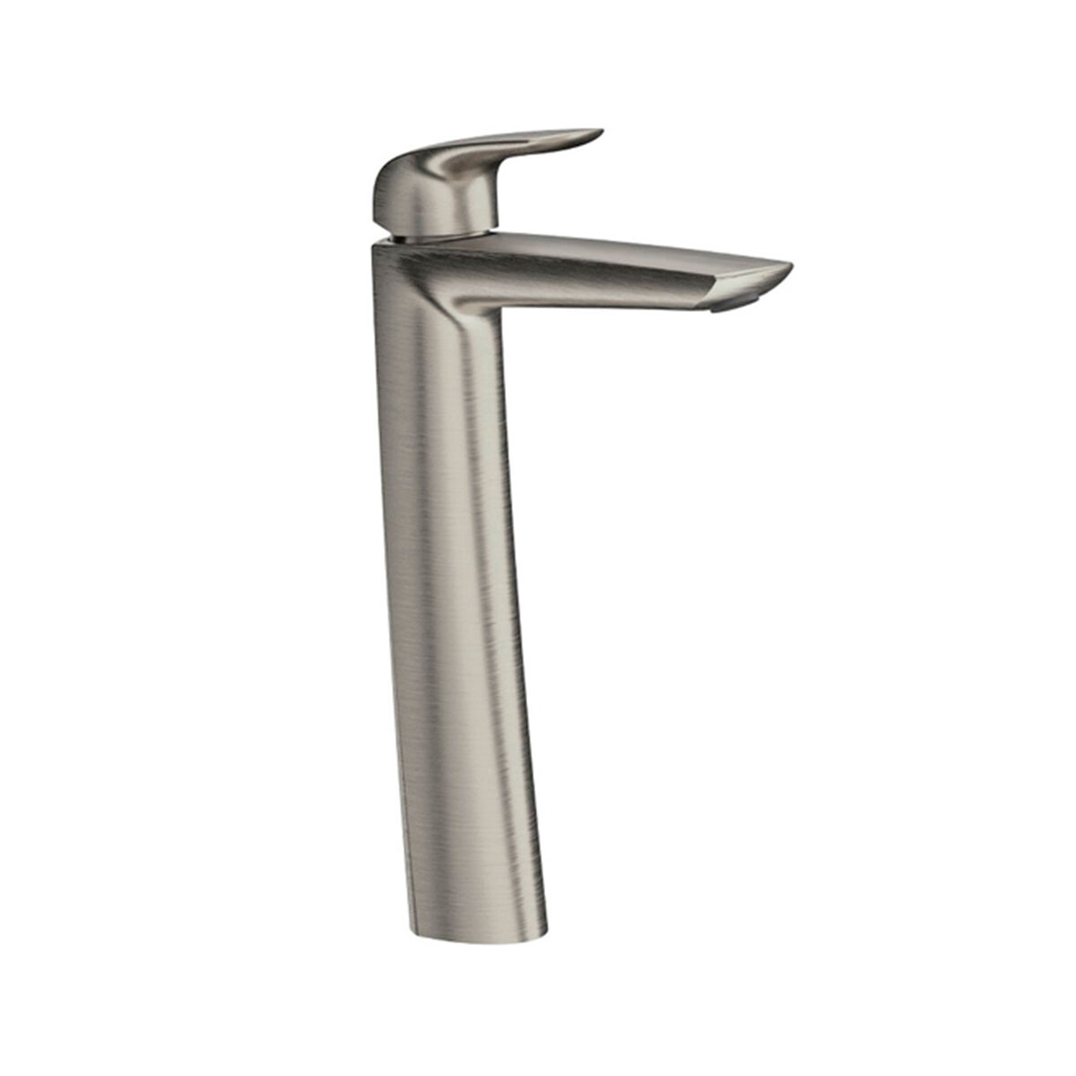 Griferia De Lavatorio Alto Brushed Nickel Linea Epuyen 