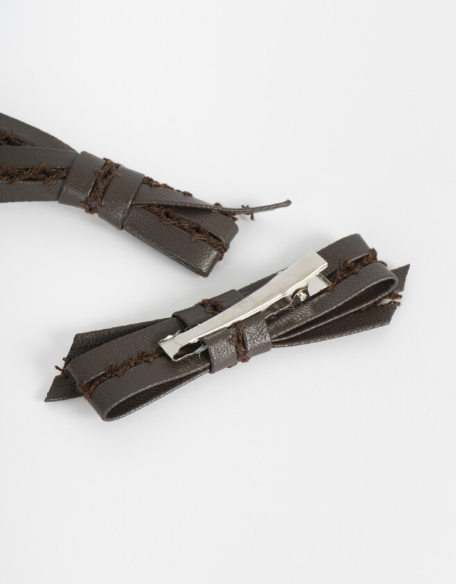 Piquitos Suede Set De Piquitos - Marron Chocolate