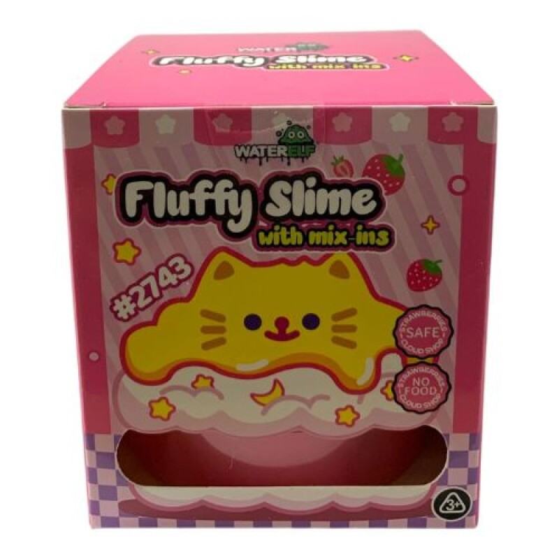 Fluffy Slime mix-ins Dasheen Red