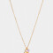Cadena Corta con Dije Con corazón Cadena Corta Con Dije Corazón - Dorado