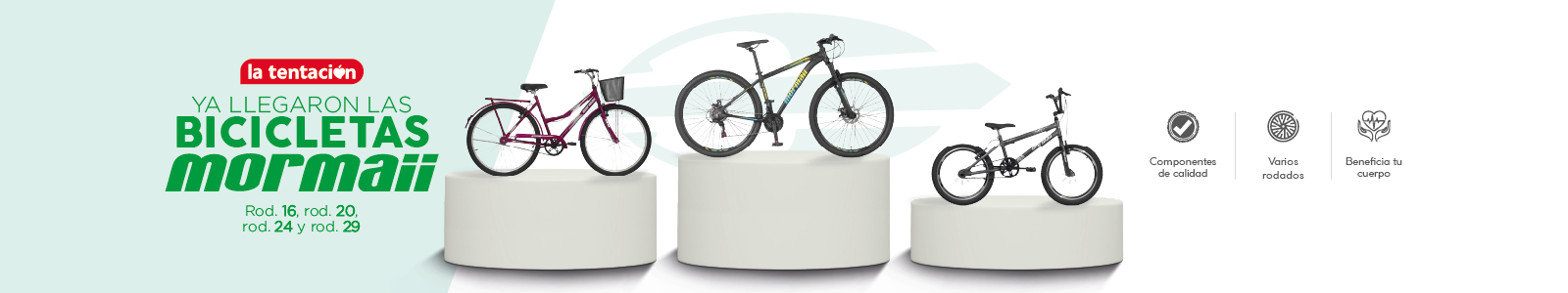 Bicicletas MORMAII en La Tentacion