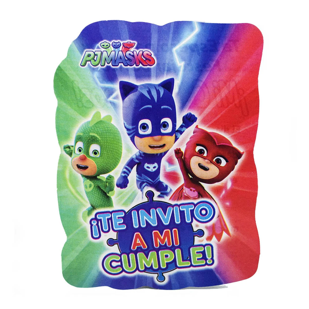 Cotillón Invitaciones x10 - PJ Masks 
