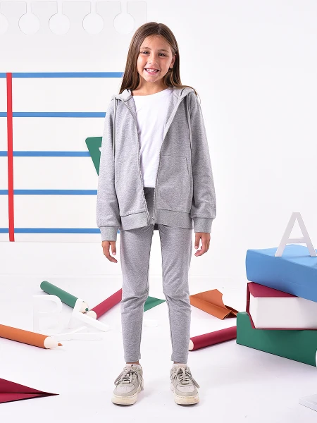 LEGGING GRIS MELANGE M