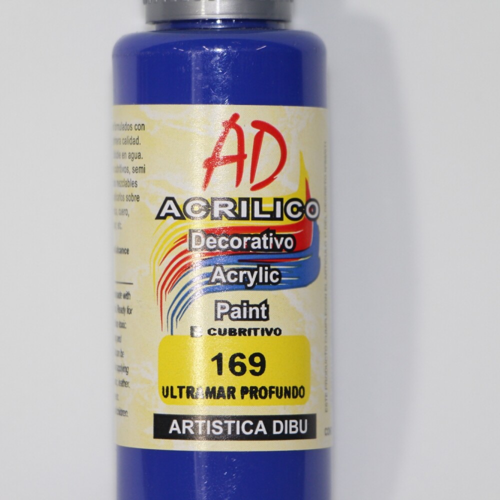 PINTURA ACRILICA ARTISTICA DIBU 60 ML. DIFERENTES COLORES COLOR ULTRAMAR PROFUNDO 169