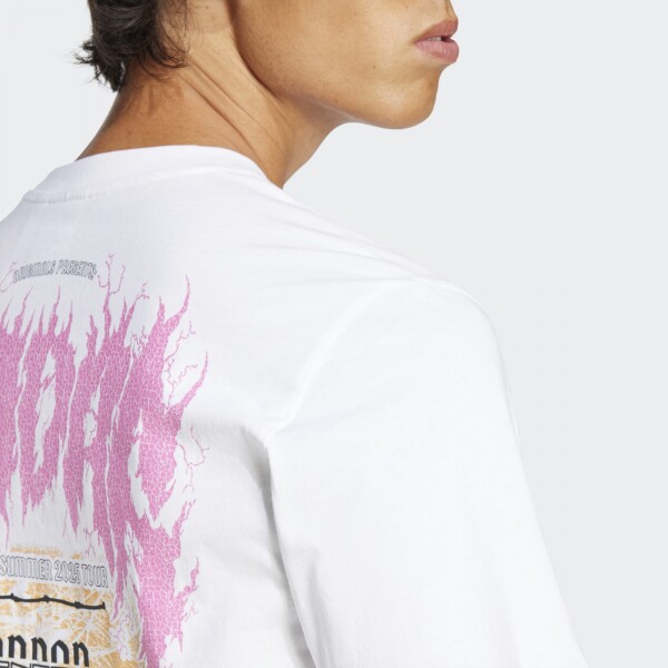 Remera Adidas Trifolio Series Fashion Elevated Blanco