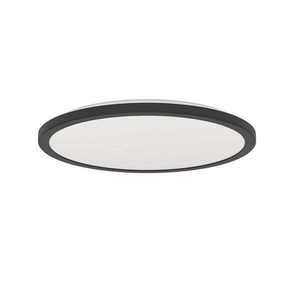 Plafón blanco IP44 LED 18W negro dinámico ROVITO EG3610