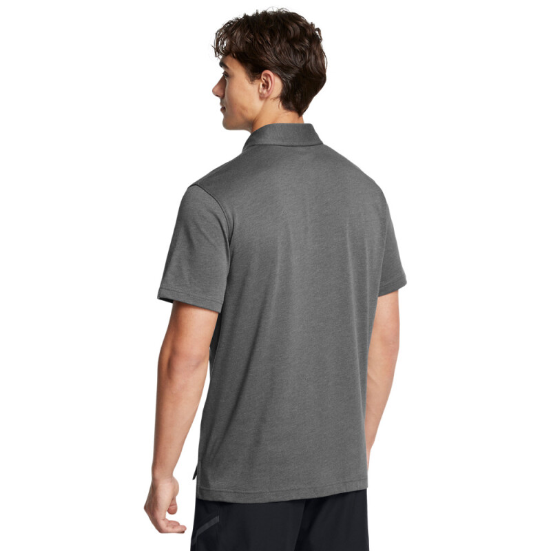 UA Icon Polo-BLU GRY-025
