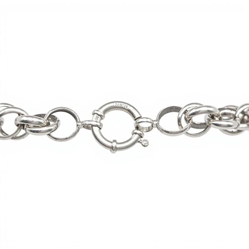 Cadena Tourbillon doble - Plata 925 - Sin Piedra - CD3404 sinpiedra