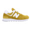 Championes de Mujer New Balance 574 Amarillo - Blanco