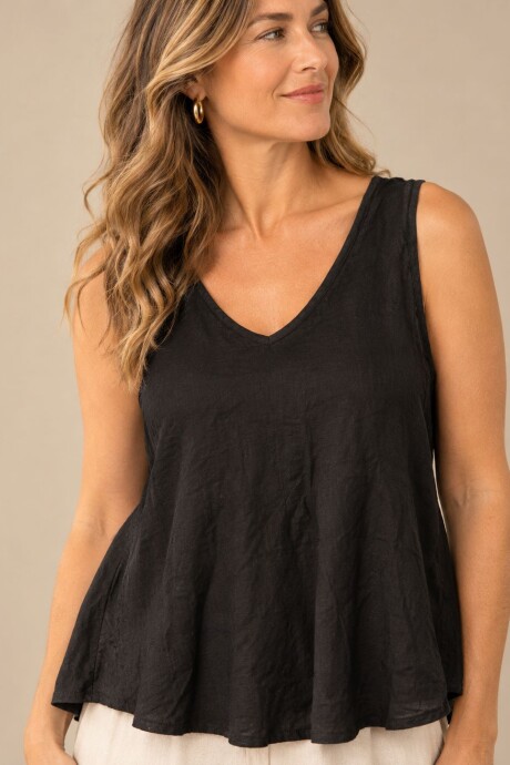 MUSCULOSA SENTIR Negro