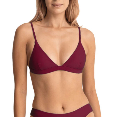 Bikini Rhythm Classic Bralette Bordo