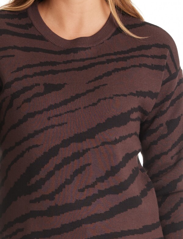 Buzo Printed MARRON/MULTI