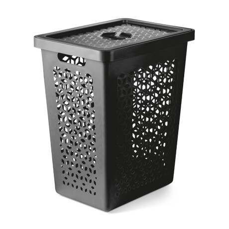 Cesto organizador ropa 55L NEGRO