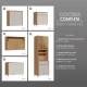 JUEGO MODULAR PARA COCINA INCLUYE AEREOS BAJO MESADA Y TORRE GAMAS DE BEIGE