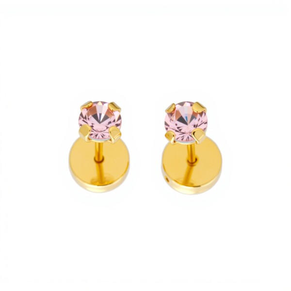 Abridores Solitario-Oro 18k-Piedra Zirconia-AB9522 conpiedra