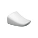 Percha Blanca Baño Brillo Accesorio Simple