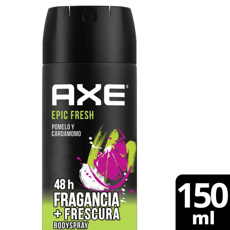 Desodorante Axe en Aerosol Body Spray Epic Fresh 150 ML Desodorante Axe en Aerosol Body Spray Epic Fresh 150 ML