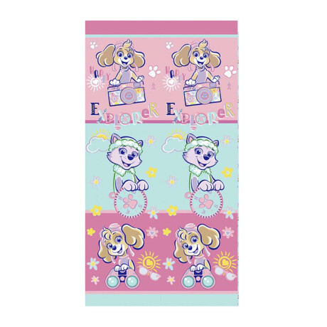 Acolchado Infantil Paw Patrol Microfibra 1 Plaza Menta/Coral