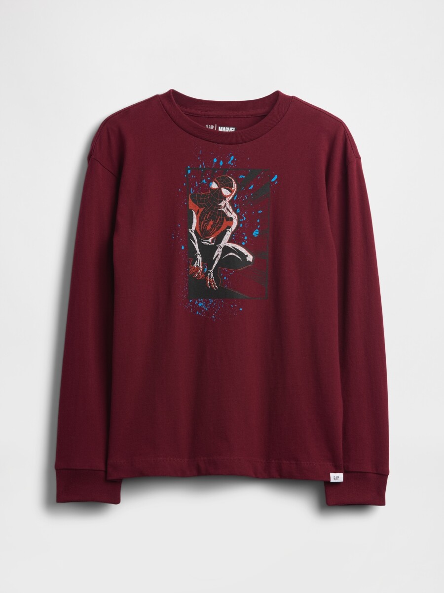 FR MVL LS GRAPHIC TEE - RED DELICIOUS 