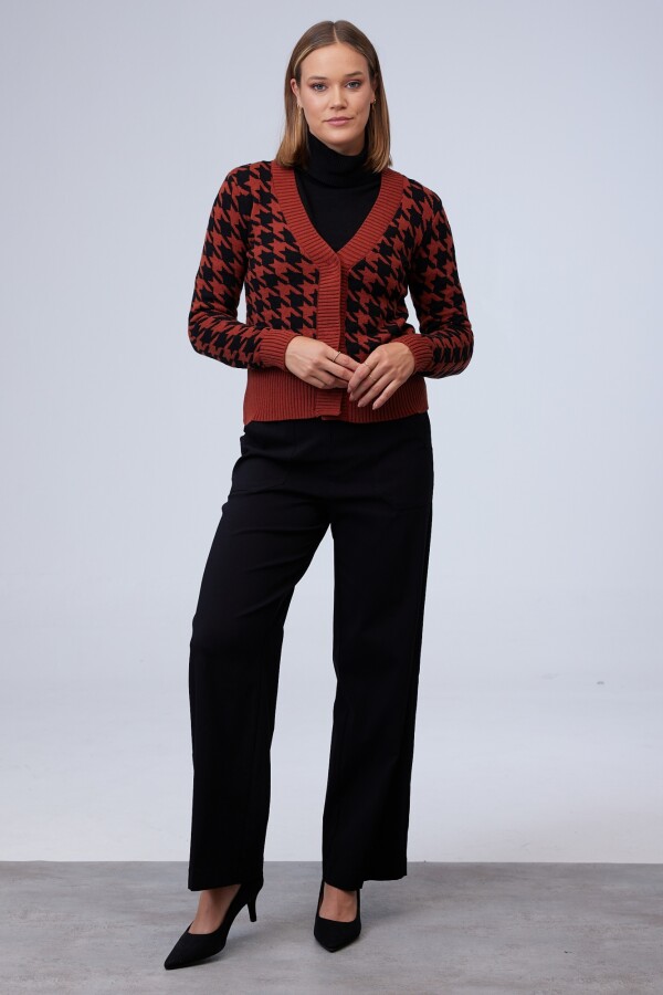 Cardigan Gales TERRACOTA/MULTI