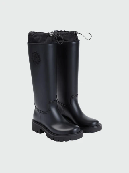 Moncler - Botas altas de lluvia, Kickstream High Negro