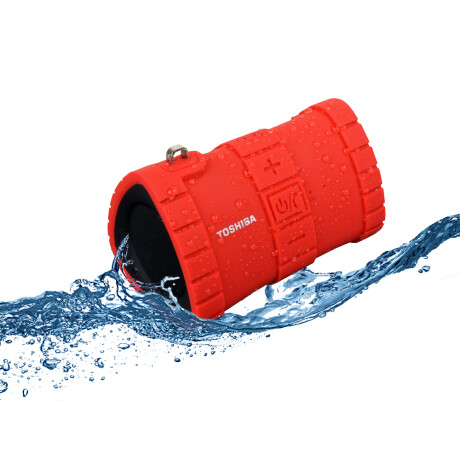 REPRODUCTOR BT TOSHIBA WATER PROOF WSP100 ROJO REPRODUCTOR BT TOSHIBA WATER PROOF WSP100 ROJO
