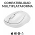 Mouse Llogitech M240 Silent Inalámbrico Bluetooth BLANCO