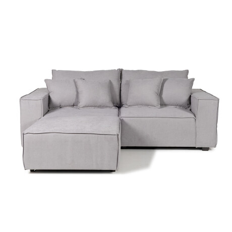 Sofá Modular Maia (3 módulos) - Tela Microfibra 12074 (Gris)