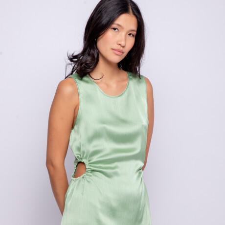 VESTIDO TURNIP Verde Monte