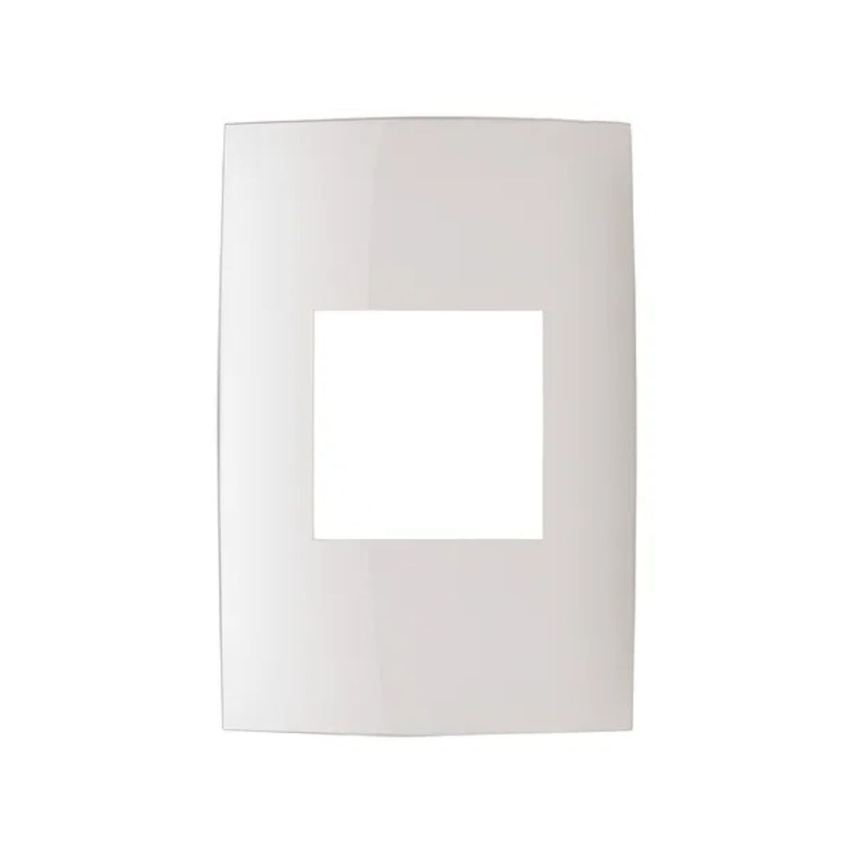 Plaqueta 1 Seccion Doble Presta Blanca 710146 