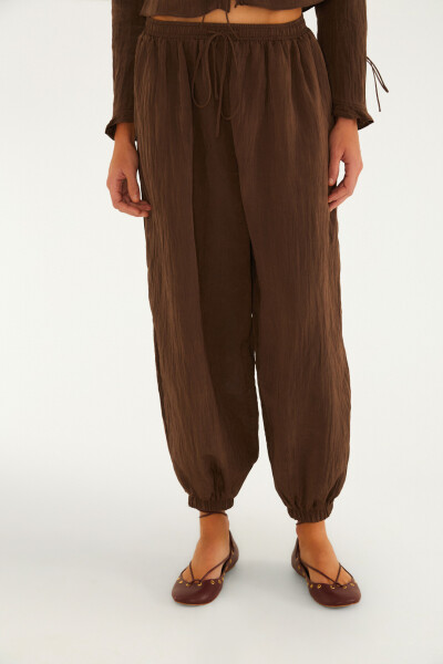 PANTALON BABUCHA Marron