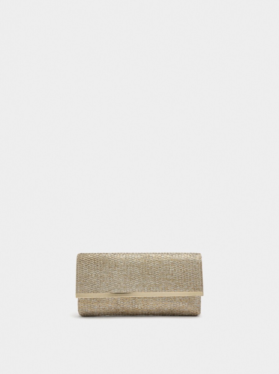 Bolso De Fiesta Tipo Sobre - dorado 