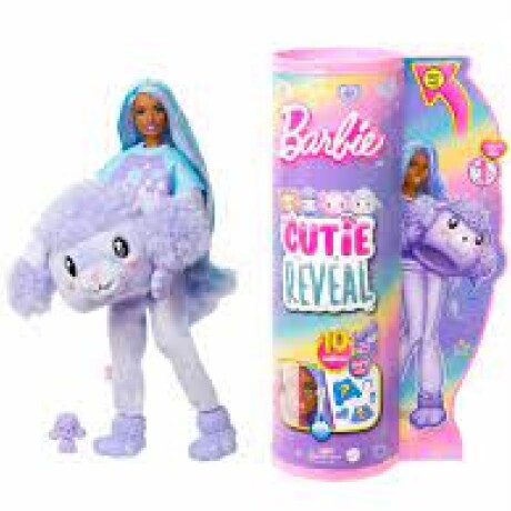 Figura Barbie Cutie Reveal Pijamas LILA