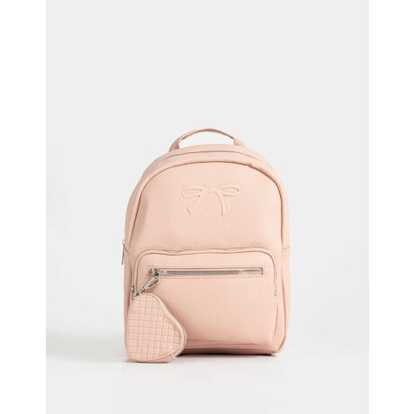 Mochila Con Pouch Rosa Viejo